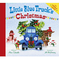 Cover of holiday book for kids: Little Blue Truck's Christmas by Alice Schertle